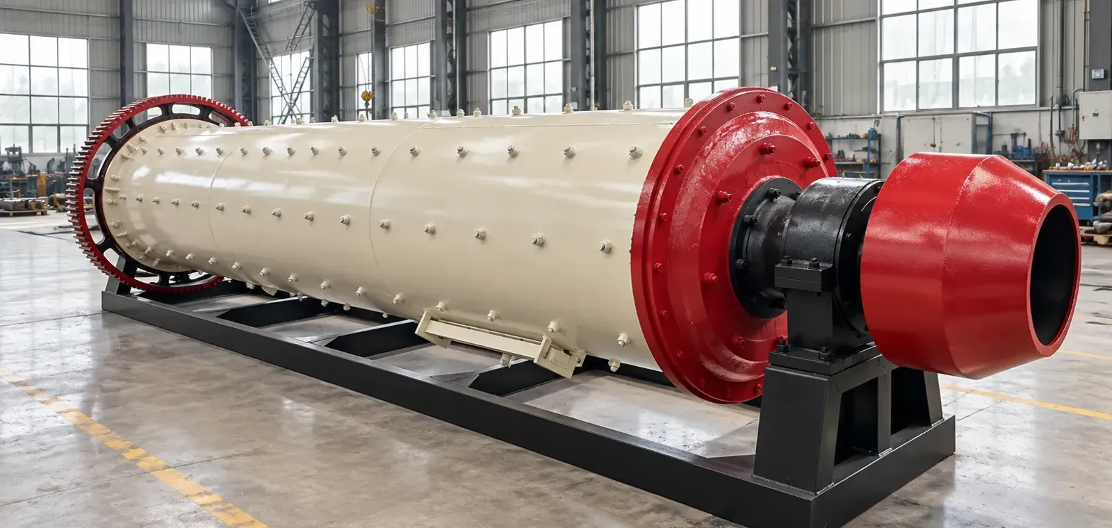 Gold ball mill on the ZD Mining factory floor