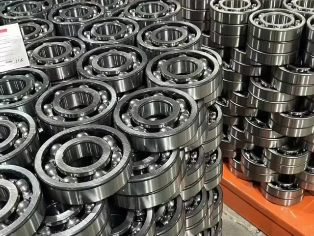 Spare bearings in stock at the factory warehouse