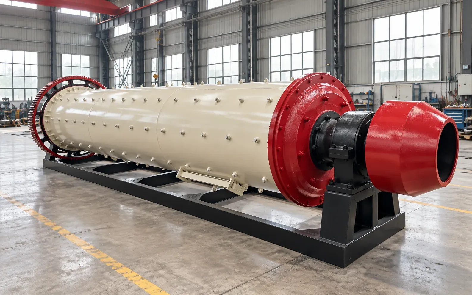 Gold ball mill used for grinding gold ore in a mineral processing plant